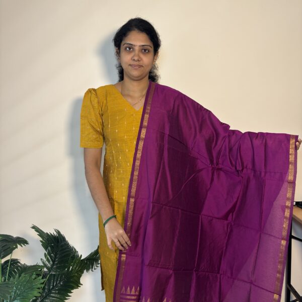 Raw Silk Kurti Set